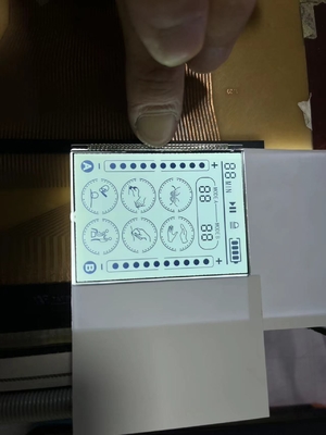 Pozytywny transmisywny wyświetlacz panelu HTN LCD 18 pinów Rozdajnik paliwa z pomarańczowym podświetleniem