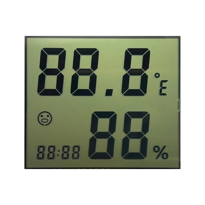 3.0 V Przekaźnik TN LCD Display Segment Code LCD Screen For Hygrothermograph