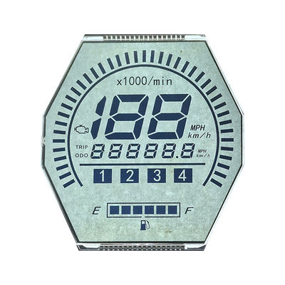 Wyświetlacz HTN LCD Osiem kształtu Monochrom 7 Segment Graficzny ekran LCD Do instrumentów motocykli
