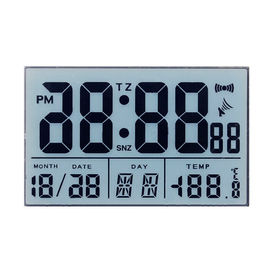 Transparentny 7 segmentowy wyświetlacz LCD TN do pomiarów medycznych / glukometrów
