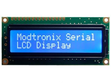 Niebieski negatywny moduł Lx 16x2, biały wyświetlacz LED Lcd z szerokim kątem widzenia