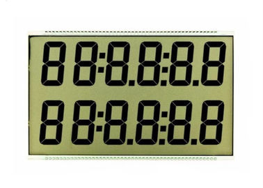 Wyświetlacz Lcd TN Niestandardowy cyfrowy wyświetlacz Lcd 7 segmentów Przezroczysty ekran Lcd Monochromatyczny panel Lcd do tablicy rozdzielczej paliwa