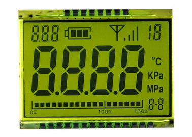 Digit 7 Segment TN Reflective LCD Display Niestandardowy rozmiar dla miernika 3.3V