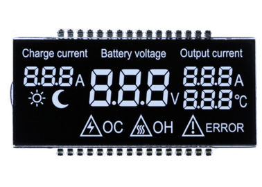 Interfejs pinowy Wysoki kontrast Moduł wyświetlacza LCD Wyświetlacz negatywowy VA Panel wyświetlacza negatywowego 3,3 V 7 segmentowy wyświetlacz LCD