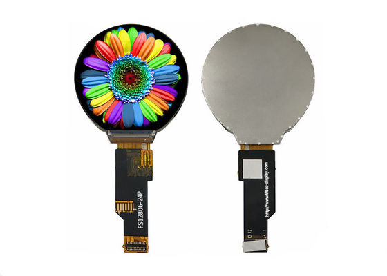 1,28-calowy okrągły wyświetlacz TFT Lcd 240 * 240 punktów Mały wyświetlacz LCD z interfejsem Mcu / Spi / Rgb