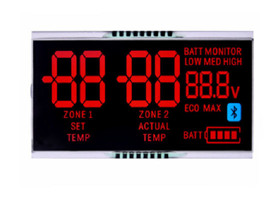 Negatywny ekran wyświetlacza Lcd Moduł wyświetlacza LCD o wysokim kontraście 7-segmentowy ekran wyświetlacza Lcd Czarno-biały moduł Lcd