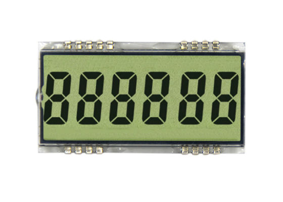Dostosuj moduł TN Lcd Odblaskowy 7-segmentowy wyświetlacz LCD Pozytywny moduł wyświetlacza Lcd Szklany panel