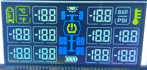 Niestandardowy czarno-biały monochromatyczny wyświetlacz LCD DFSTN VA Negatywny do montażu w pojeździe